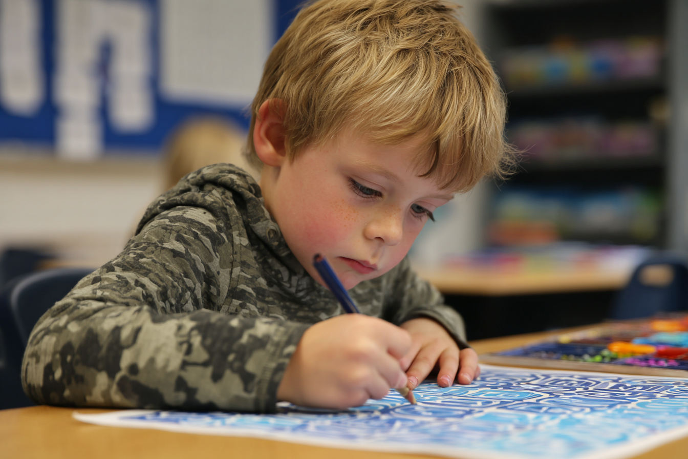 Lesson Plan (Grades K-2): Color-By-Number Story Art - An Engaging K–2 Math & Art Unit